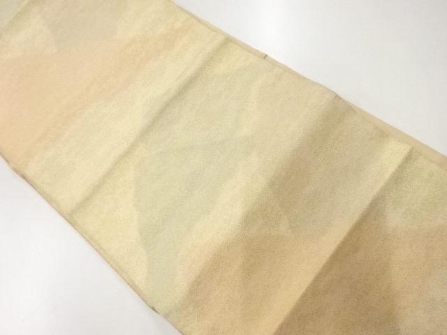 リサイクル　山並模様織出し全通袋帯